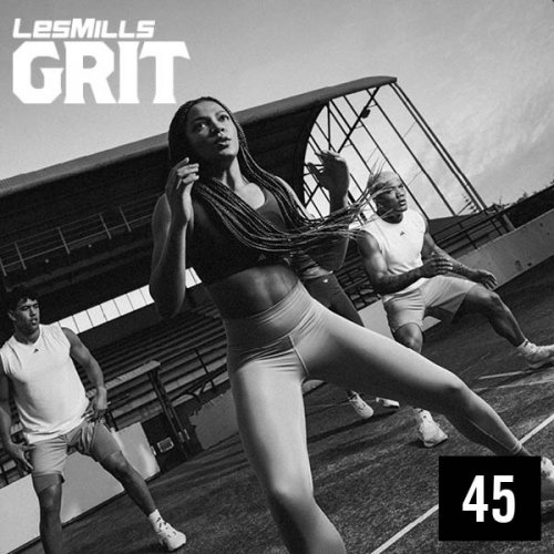 Hot sale LesMills GRIT ATHLETIC 45 Video Class+Music+Notes