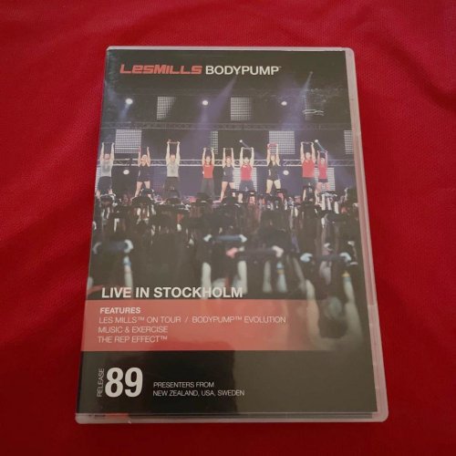 Les Mills BODY PUMP 89 DVD, CD, Notes BODYPUMP 89