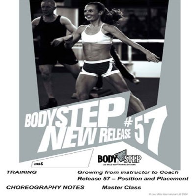 Les Mills BODY STEP 57 DVD, CD, Notes BODYSTEP