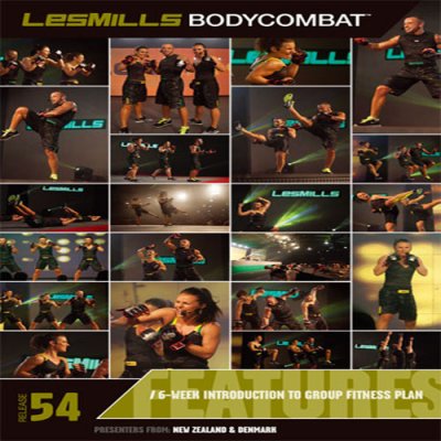 Les Mills BODYCOMBAT 54 DVD, CD, Notes BODYCOMBAT 54