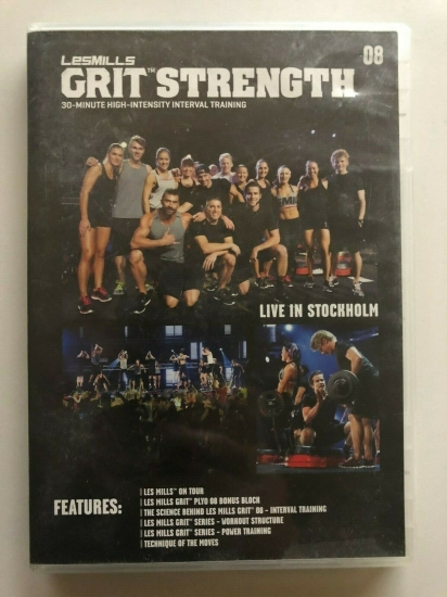 Les Mills GRIT STRENGTH 08 Master Class+Music CD+Notes - Click Image to Close