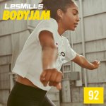 Les Mills BODYJAM 92 DVD, CD, Notes body jam 92