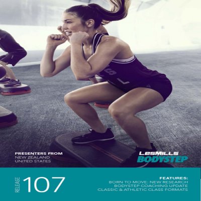 Les Mills BODY STEP 107 DVD, CD, Notes BODYSTEP