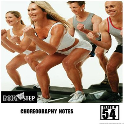 Les Mills BODY STEP 54 DVD, CD, Notes BODYSTEP