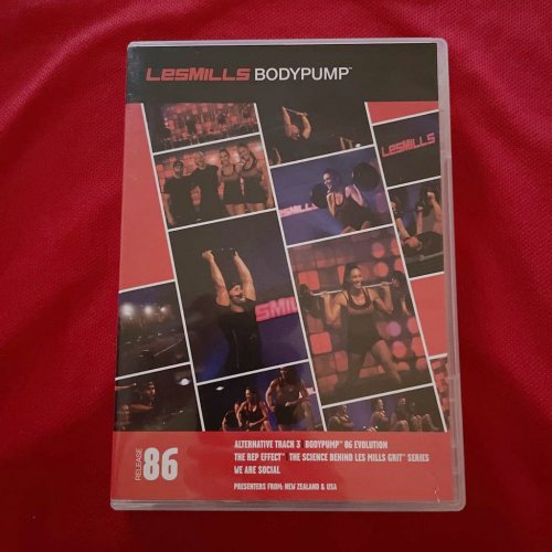 Les Mills BODY PUMP 86 DVD, CD, Notes BODYPUMP 86