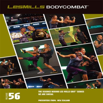 Les Mills BODYCOMBAT 56 DVD, CD, Notes BODYCOMBAT 56