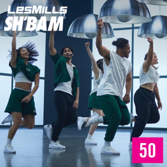 Hot Sale Lesmills SHBAM 50 complete set with notes,class+music - Click Image to Close