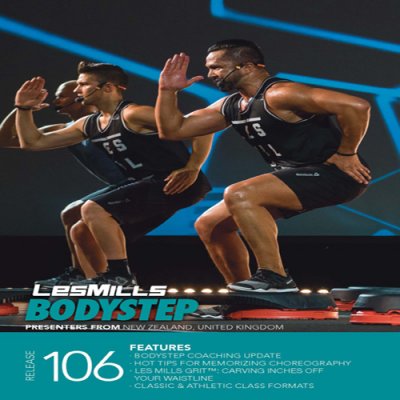 Les Mills BODY STEP 106 DVD, CD, Notes BODYSTEP