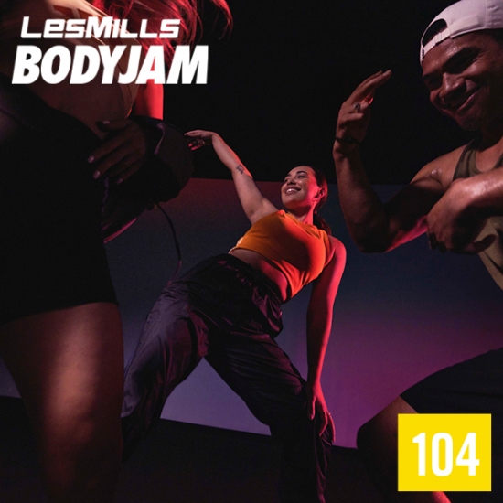 Hot Sale LesMills BODY JAM 104 complete Video Class+Music+Notes - Click Image to Close