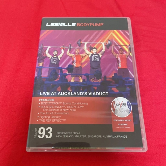 Les Mills BODY PUMP 93 DVD, CD, Notes BODYPUMP 93 - Click Image to Close