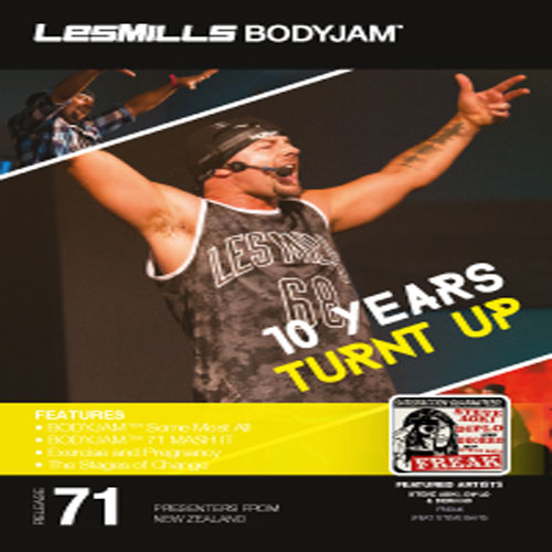 Les Mills BODYJAM 71 DVD, CD, Notes body jam 71 - Click Image to Close