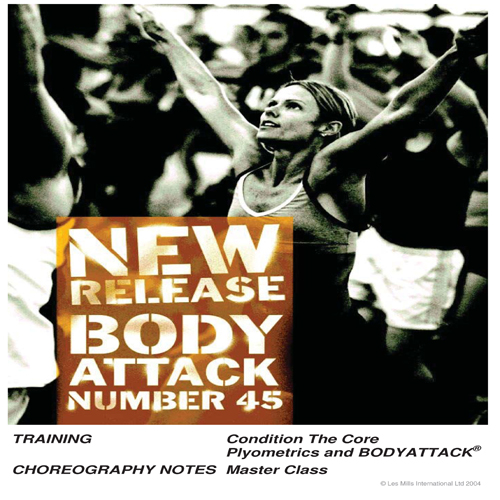 Les Mills BODYATTACK 45 Master Class Music CD+Notes
