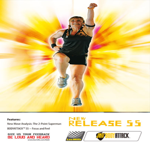 Les Mills BODYATTACK 55 Master Class Music CD+Notes