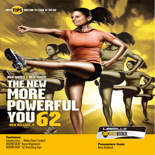 Les Mills BODYATTACK 62 Master Class Music CD+Notes