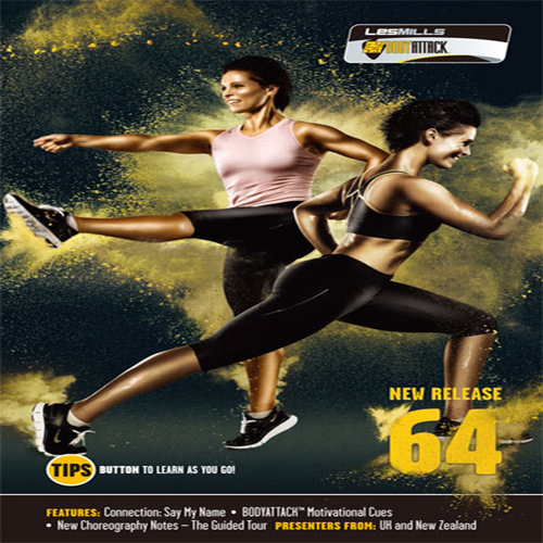 Les Mills BODYATTACK 64 Master Class Music CD+Notes
