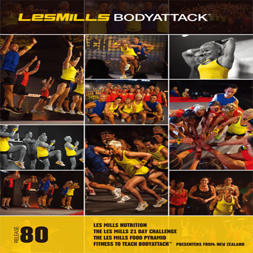 Les Mills BODYATTACK 80 Master Class Music CD+Notes