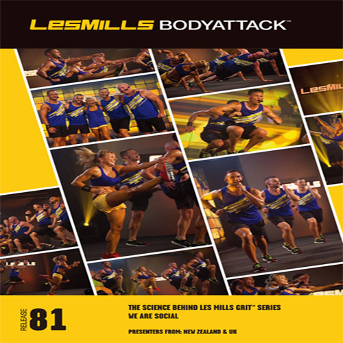 Les Mills BODYATTACK 81 Master Class Music CD+Notes