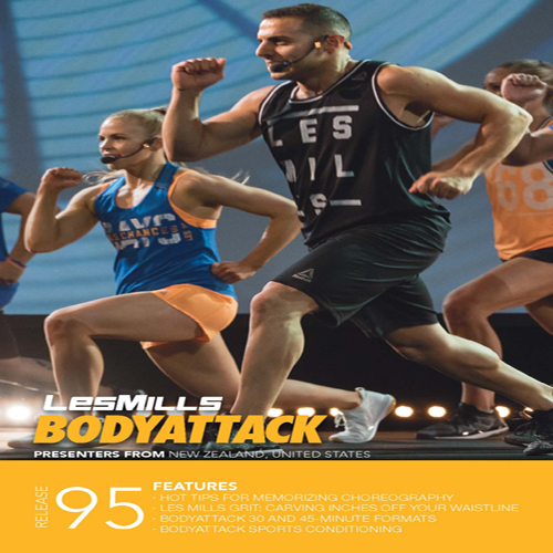 Les Mills BODYATTACK 95 Master Class Music CD+Notes