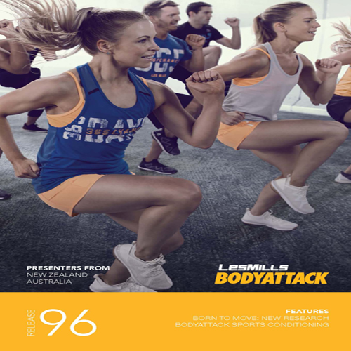 Les Mills BODYATTACK 96 Master Class Music CD+Notes