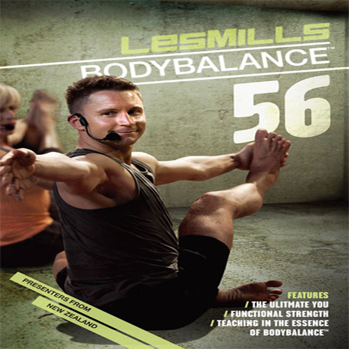 Les Mills BODY BALANCE 56 DVD, CD, Notes BODYBALANCE 56