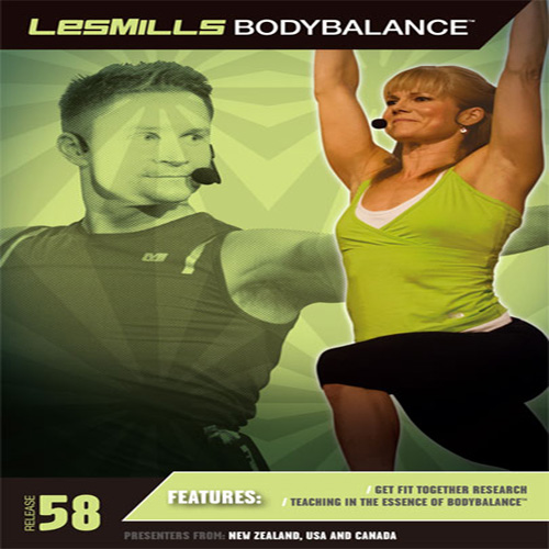 Les Mills BODY BALANCE 58 DVD, CD, Notes BODYBALANCE 58