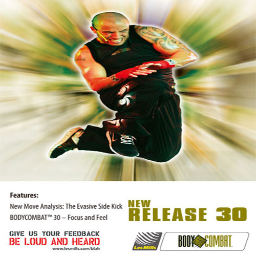 Les Mills BODYCOMBAT 30 DVD, CD, Notes BODYCOMBAT 30 - Click Image to Close