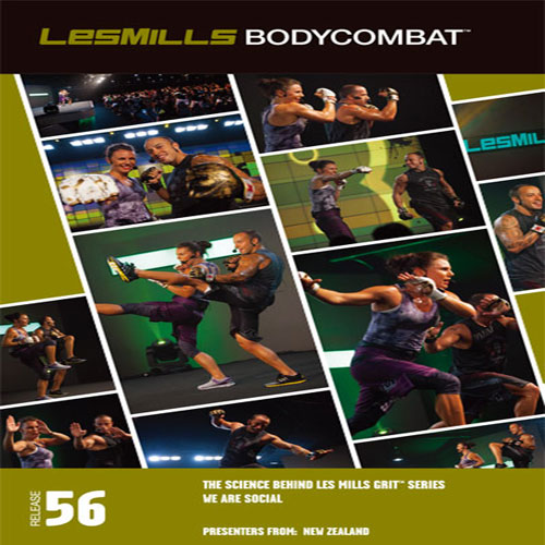 Les Mills BODYCOMBAT 56 DVD, CD, Notes BODYCOMBAT 56 - Click Image to Close