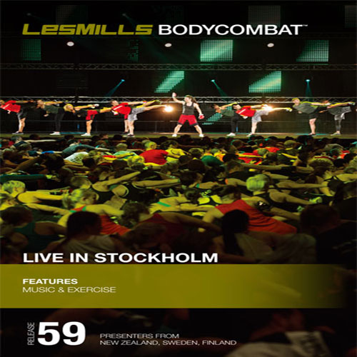 Les Mills BODYCOMBAT 59 DVD, CD, Notes BODYCOMBAT 59