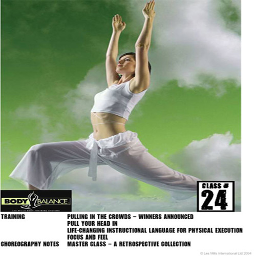 Les Mills BODY BALANCE 24 DVD, CD, Notes BODYBALANCE 24