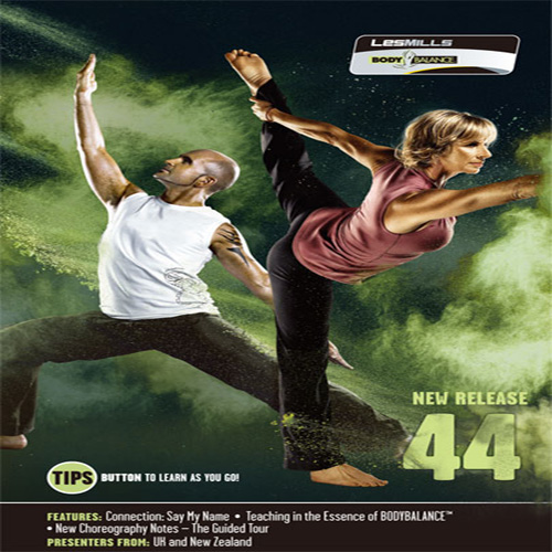 Les Mills BODY BALANCE 44 DVD, CD, Notes BODYBALANCE 44