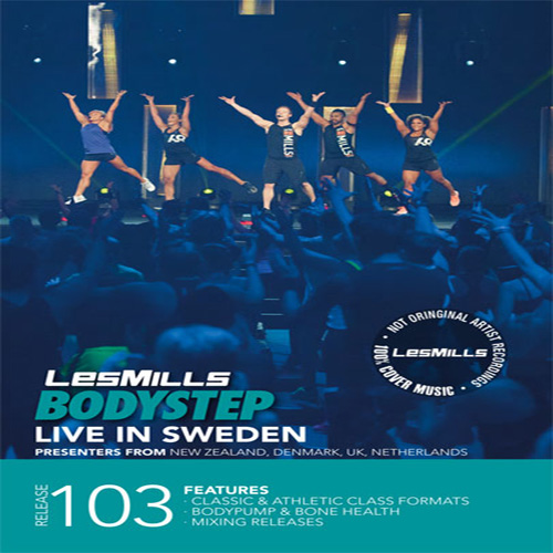 Les Mills BODY STEP 103 DVD, CD, Notes BODYSTEP - Click Image to Close