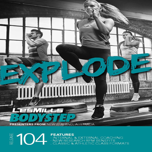 Les Mills BODY STEP 104 DVD, CD, Notes BODYSTEP