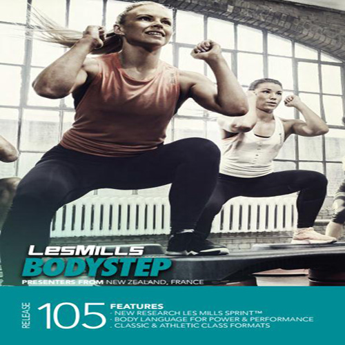 Les Mills BODY STEP 105 DVD, CD, Notes BODYSTEP - Click Image to Close