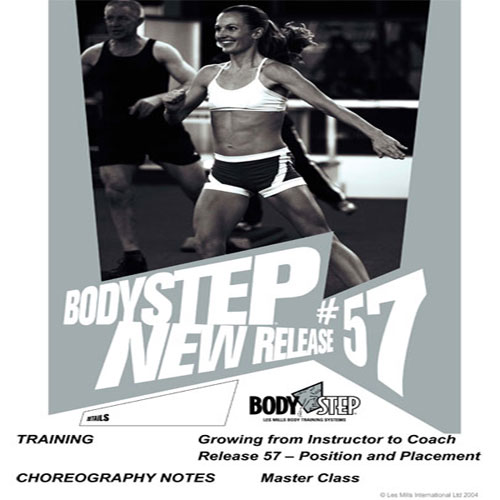 Les Mills BODY STEP 57 DVD, CD, Notes BODYSTEP - Click Image to Close