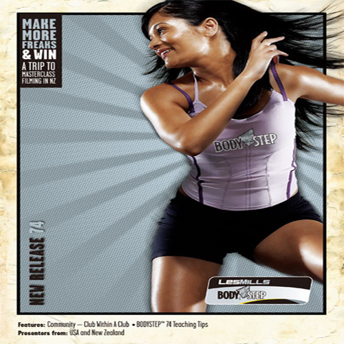 Les Mills BODY STEP 74 DVD, CD, Notes BODYSTEP