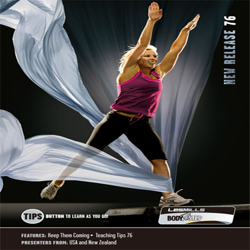 Les Mills BODY STEP 76 DVD, CD, Notes BODYSTEP - Click Image to Close
