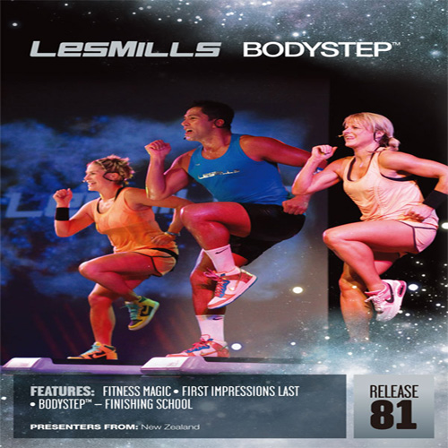 Les Mills BODY STEP 81 DVD, CD, Notes BODYSTEP - Click Image to Close