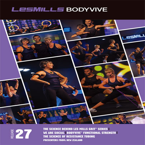 Les Mills BODYVIVE 27 Master Class+Music CD NOTES BODY VIVE 27