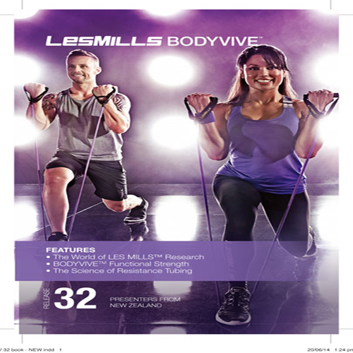 Les Mills BODYVIVE 32 Master Class+Music CD NOTES BODY VIVE 32