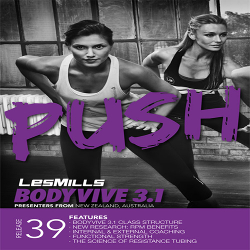 Les Mills BODYVIVE 39 Master Class+Music CD NOTES BODY VIVE 39