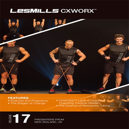 Les Mills CXWORX 17 Master Class Music CD and Instructor Notes