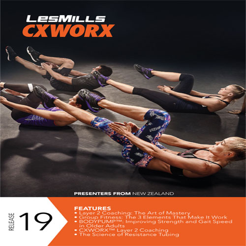 Les Mills CXWORX 19 Master Class Music CD and Instructor Notes