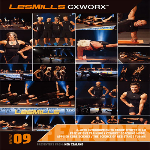 Les Mills CXWORX 09 Master Class Music CD and Instructor Notes - Click Image to Close
