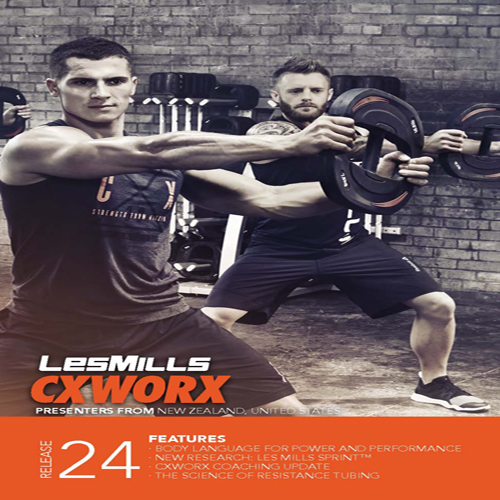 Les Mills CXWORX 24 Master Class Music CD and Instructor Notes