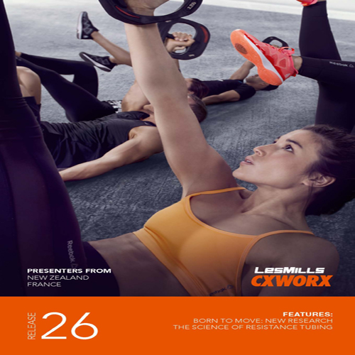 Les Mills CXWORX 26 Master Class Music CD and Instructor Notes