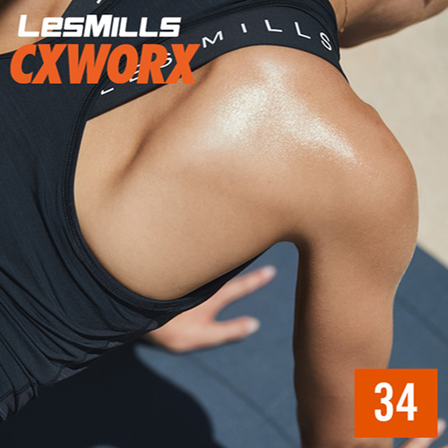 Les Mills CXWORX 34 Master Class Music CD and Instructor Notes