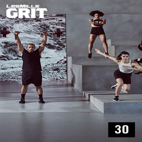 Les Mills GRIT ATHLETIC 30 Master Class+Music CD+Notes