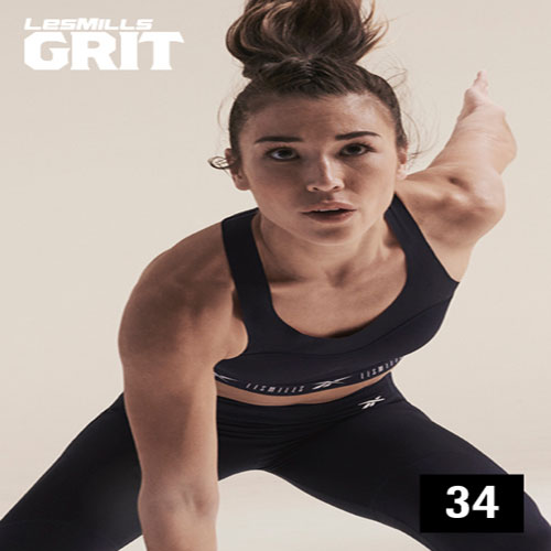 Les Mills GRIT ATHLETIC 34 Master Class+Music CD+Notes
