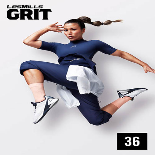 Les Mills GRIT ATHLETIC 36 Master Class+Music CD+Notes