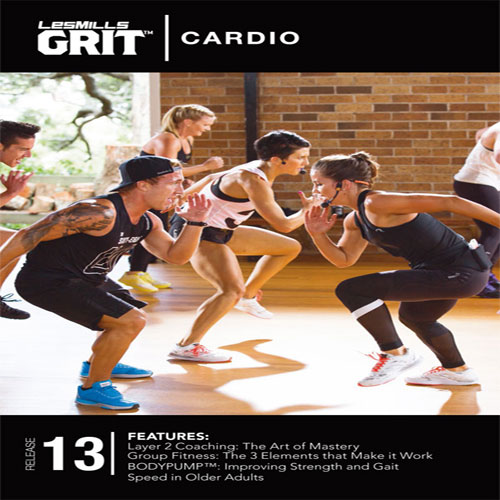 Les Mills GRIT CARDIO 13 Master Class+Music CD+Notes - Click Image to Close